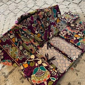 3 piece travel set of Vera Bradley